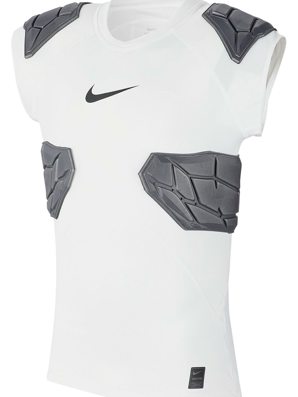 Nike Men’s Pro Hyperstrong Shirt with Gray Protective Pads
